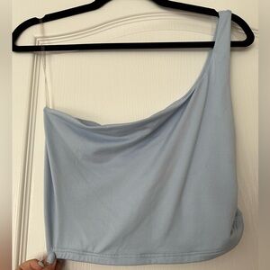 Room Service One Shoulder Crop Top